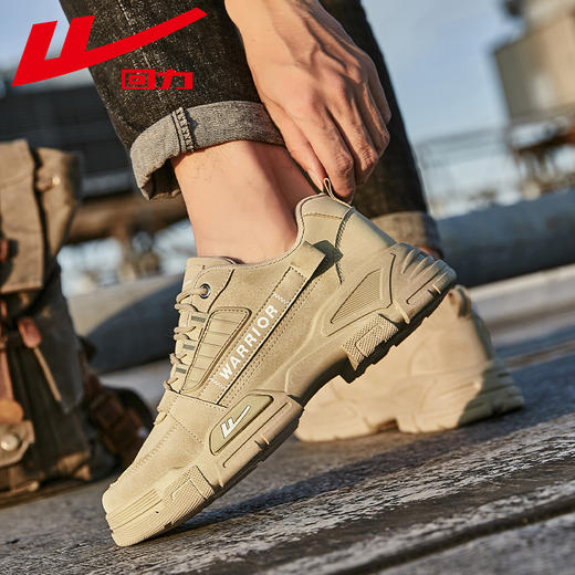 回力男鞋2024年秋冬男士运动低帮英伦风百搭休闲潮鞋防滑防水耐磨WXP(WZ)-0715 商品图2