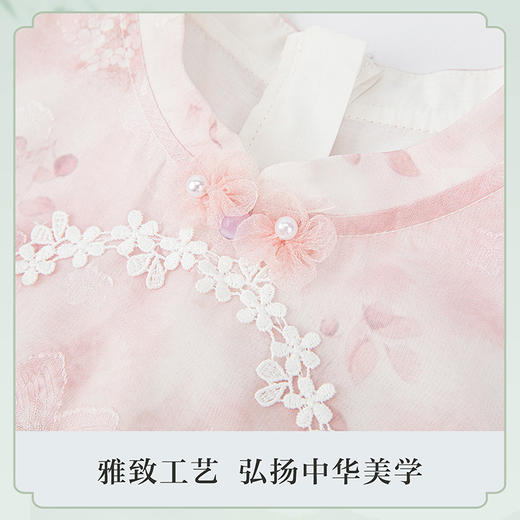 笛莎Deesha观山见女童连衣裙2025夏季女童连衣裙 商品图3