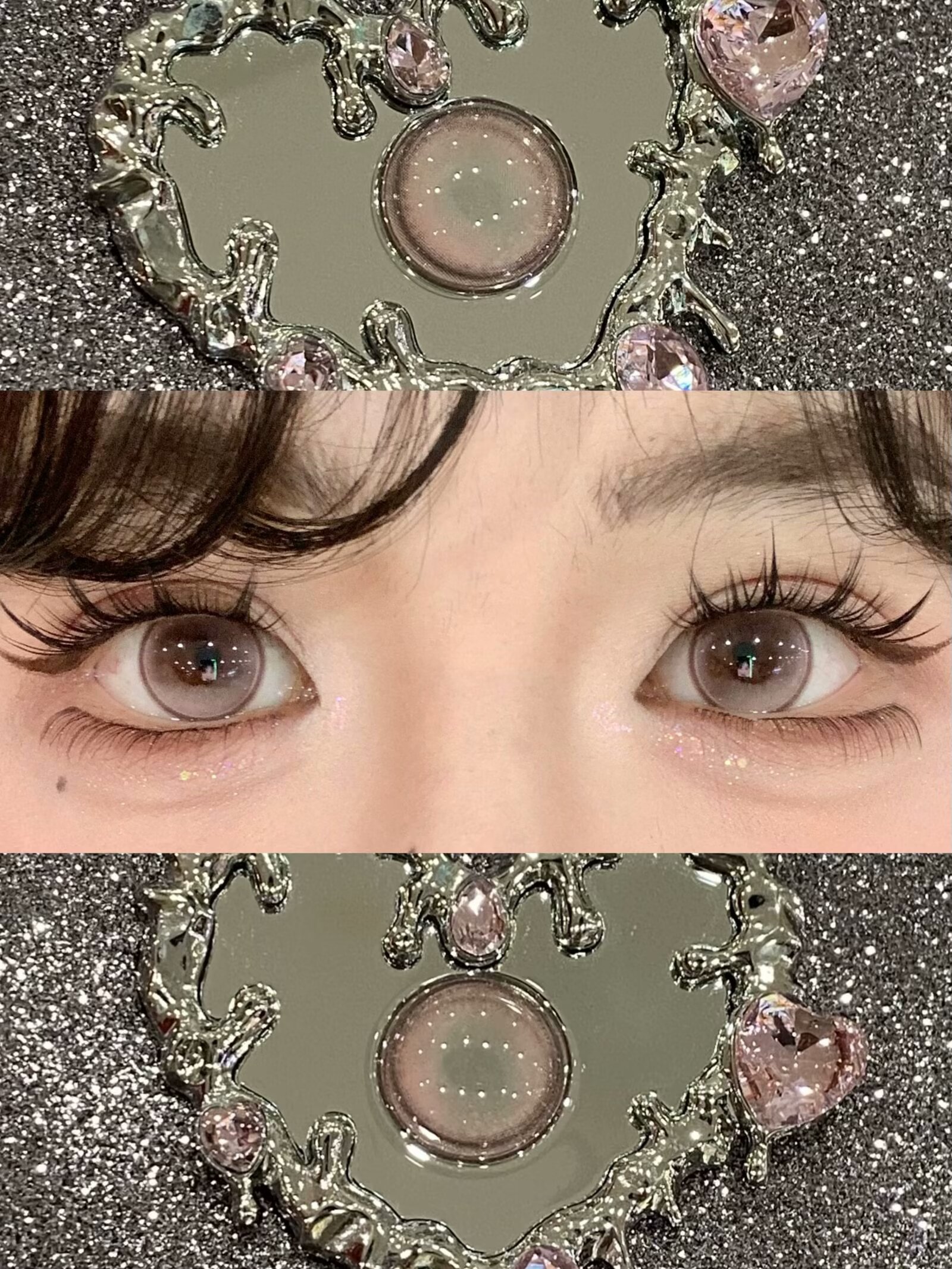 puff girl半年抛美瞳 桃你欢喜 14.5mm