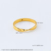 【限时克减150元】足金999.9 #莫比乌斯 #固口戒指 【精品】实心爱无尽莫比乌斯环固口圈戒（面宽约2.2-2.6mm）(JZ00949)（预售产品下单后不退款不退货不换货不补差价 商品缩略图3