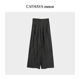 凯喜雅 新中式裤子 100%桑蚕丝