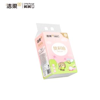 洁柔抽纸悬挂式挂抽3层280抽*4提面巾纸纸巾立体压花棉柔触感小鹦鹉 /家庭清洁/纸品 /清洁纸品 /抽纸 商品图3