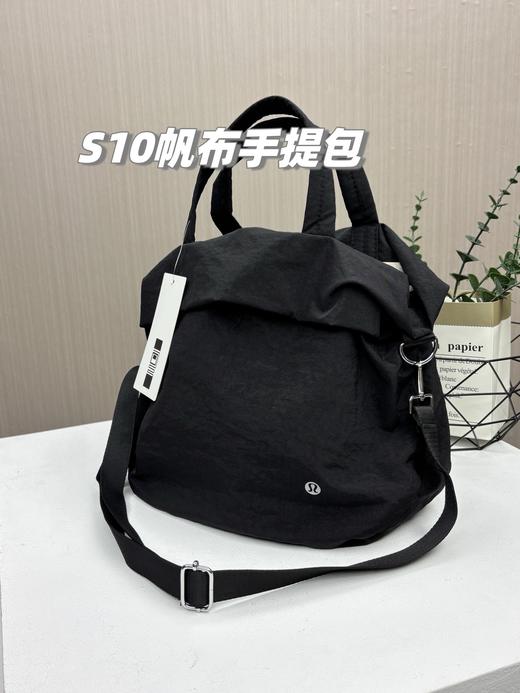 高端操作！lululemon2025最新款大容量帆布手提包单肩包，轻便款腋下包 商品图3