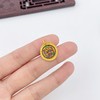 【限时克减150元】足金 古法实心低温珐琅如意圆牌吊坠#扎基拉姆女财神#手串配件Diy手串配饰(AMGFSC01294)补差价）预售产品下单后不退款不退货不换货不补差价 商品缩略图3