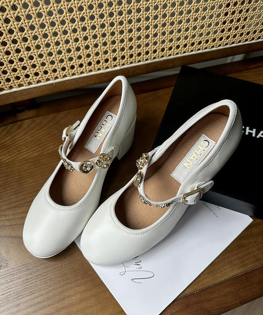 现货 THS-限时 香家 金币高跟玛丽珍freenbecky 好穿粗跟凉鞋 2色 BZ1240 商品图7