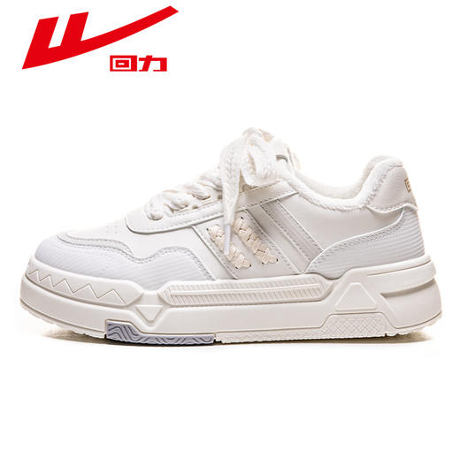 回力秋冬季草莓熊白色休闲鞋季百搭学生潮流加绒麦穗低帮运动板鞋 商品图1