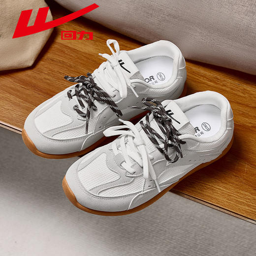 回力女鞋2025春季新款复古休闲运动鞋芭蕾德训鞋小白鞋子板鞋女冬WXY(S)-4602L 商品图0