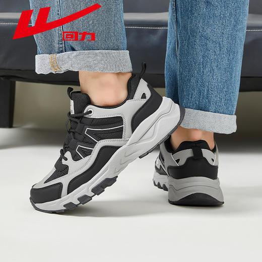 回力登山鞋男士低帮户外春季新款抓地网面越野专业徒步鞋子运动鞋 商品图3