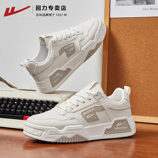 回力男鞋板鞋2025秋冬新款男士厚底休闲鞋小白鞋男生软底运动鞋子 商品图3