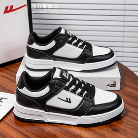 回力男鞋板鞋2025春季爆款鞋子潮流百搭运动鞋皮面休闲情侣鞋子A