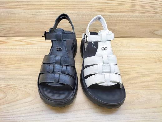 豪行正品夏季新款女鞋24203502舒适低跟露趾凉鞋 商品图4