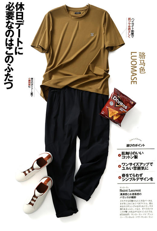 Z系意式奢华T恤！2025夏季新款男士天丝混纺凉感透气圆领休闲短袖T恤！ 商品图7