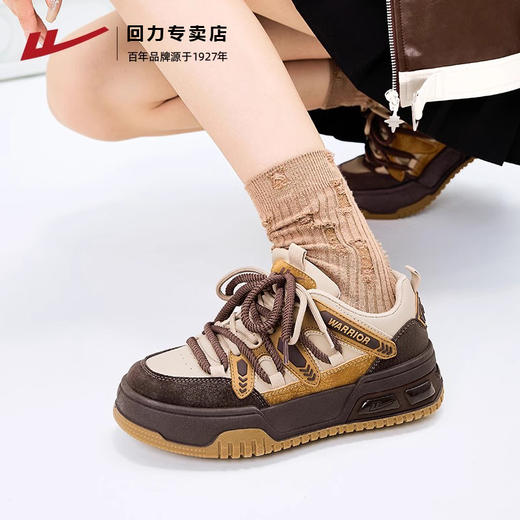 回力小白鞋女鞋2025新款爆款冬季厚底加绒百搭鞋子女休闲运动板鞋 商品图4