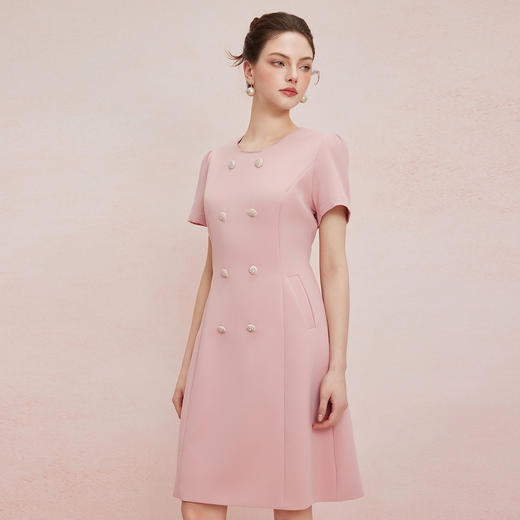 QF850斯尔丽2025新款宴会小礼服直身款显瘦显高小香风优雅气质连衣裙 商品图2