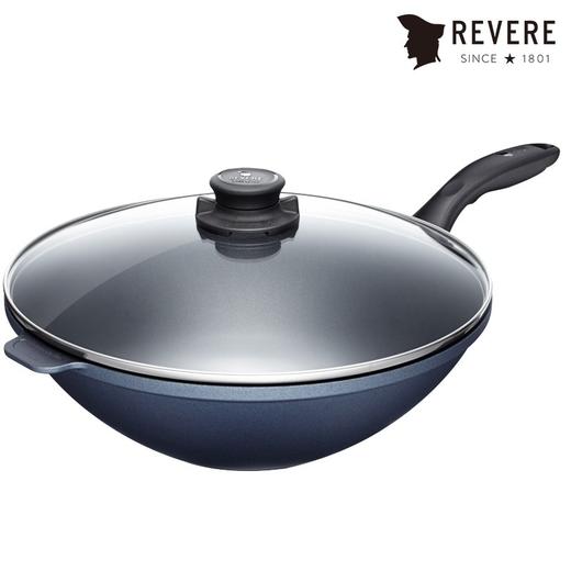 【美国康宁进口清仓特价】Revere蓝宝石系列中华炒锅家用炒菜专用炒锅蓝宝石不沾涂层RWS-61130C 商品图1