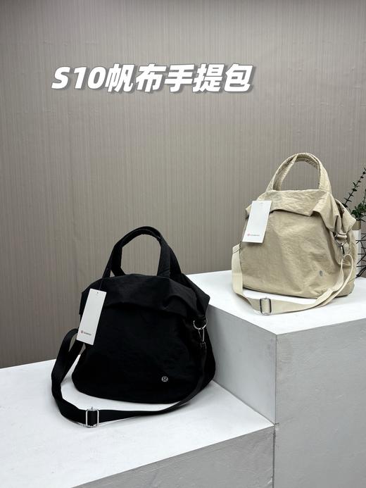 高端操作！lululemon2025最新款大容量帆布手提包单肩包，轻便款腋下包 商品图2