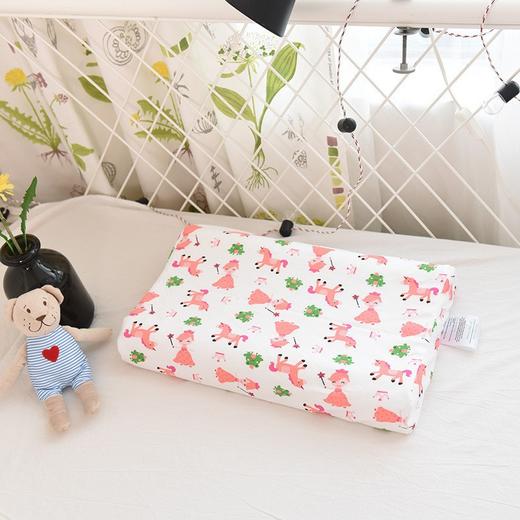 纯棉儿童乳胶枕学生午睡枕幼儿园卡通乳胶枕头四季宝宝护颈枕 商品图2