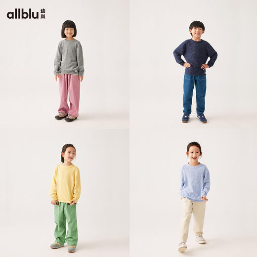 【粉丝福利】幼岚童装长绒棉彩绘毛衣柔软亲肤保暖24秋季新款儿童男女童毛衣 商品图2