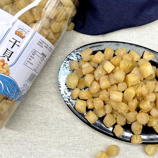 广东汕头澄海吴氏兄弟干贝500g/罐 商品图3