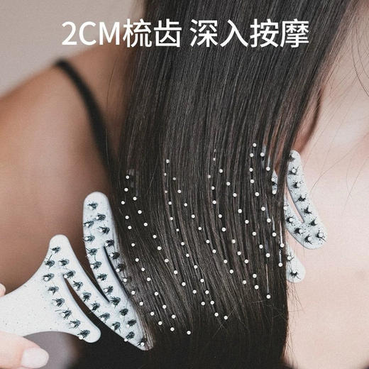 YEEPERCAT宜品猫 猪鬃毛蓬蓬梳+梳理梳 贴合头部 不伤发 3色可选 商品图6