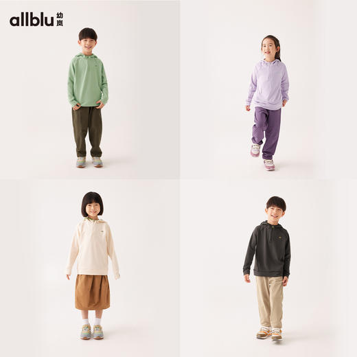 【反季折扣】幼岚童装「软软壳0号」连帽卫衣挡风保暖24秋新款儿童男女童卫衣 商品图2