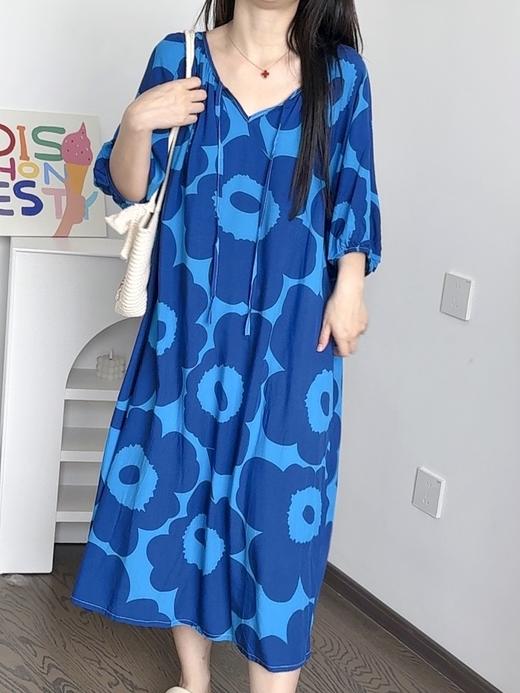 优选丨2025年睡裙女士夏季薄款棉绸连衣裙套装可外穿韩版高级感中长款裙子 商品图5