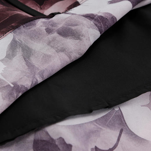 QF831斯尔丽2025夏季新款浪漫分割印花收腰放摆显高显瘦连衣裙 商品图8