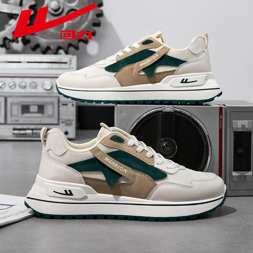 回力男士百搭春季新款低帮软底潮鞋运动跑步鞋男士潮流轻便休闲鞋 商品图3