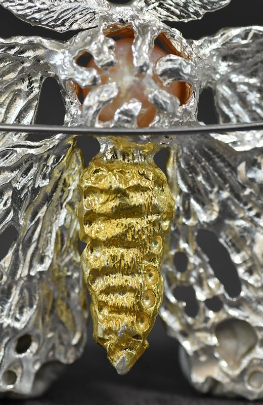 999飞蛾胸针项链两用款·身体镀金 商品图7