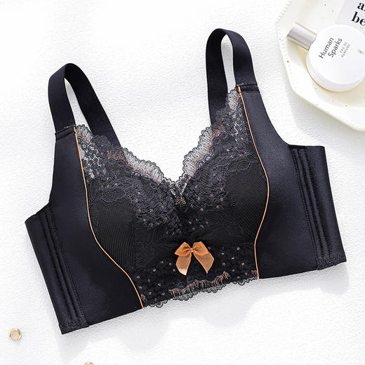 【健康呵护❗️7A温变承托内衣】根据人体工学结构而裁制，月牙胸托聚拢，上身真好穿！女小胸显大不空杯内衣调整型防下垂收副乳文胸罩 商品图7