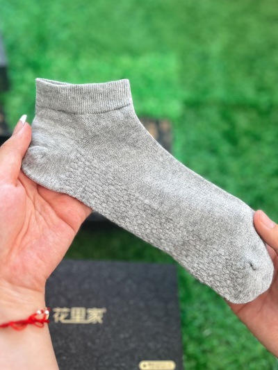 5双❗男女夏款精油短袜/船袜！【花里家夏款7A抗菌精油防臭精油袜】夏天必备袜🧊🌱EOMC专利精油技术+天然香茅精油，如药草“足疗” 🌱弹性好、抗起球！ 商品图5