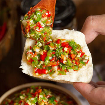 大嘴先生双椒酱230g 辣椒酱 蒜蓉剁椒酱 拌面拌饭酱 开盖即食 /粮油调味 /调味品 /中式酱料 商品图2