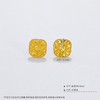 【限时克减150元】足金999 #小方糖 5G黄金镂空绕线几何方块耳饰甜蜜小方糖耳钉(AG5GES00221)（预售产品下单后不退款不退货不换货不补差（预售产品下单后不退款不退货不换货不补差 商品缩略图3