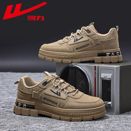 回力男鞋春季新款运动休闲低帮学生板鞋潮鞋百搭爆款男士厚底工装 商品图4