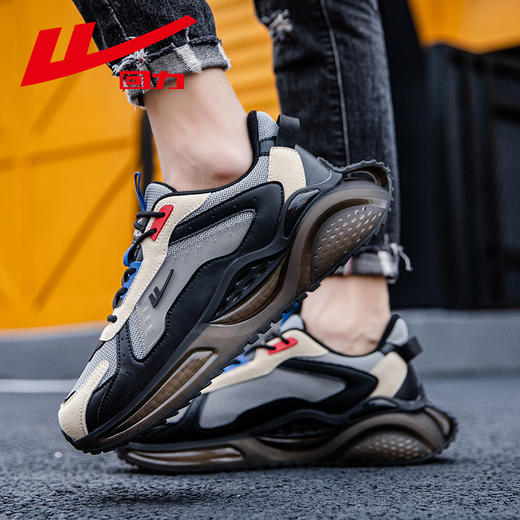 回力男鞋春季新款潮鞋运动透气休闲青年百搭低帮跑步鞋软底运动鞋 商品图1