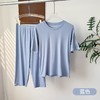 雀说新款短袖睡衣女居家睡衣 莫代尔薄款女可外穿夏天家居服AL110014 商品缩略图7