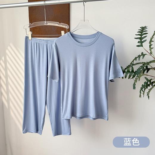 雀说新款短袖睡衣女居家睡衣 莫代尔薄款女可外穿夏天家居服AL110014 商品图7