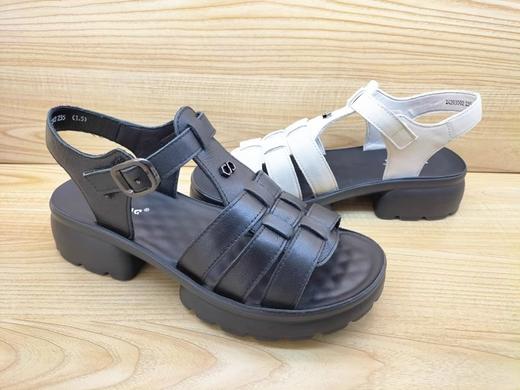 豪行正品夏季新款女鞋24203502舒适低跟露趾凉鞋 商品图2