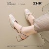 ZHR则则法式包头凉鞋女粗跟夏季仙女风浅口玛丽珍鞋软底凉鞋女 商品缩略图5