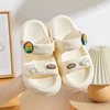 【19.9抢❗新款踩屎感凉拖鞋】一鞋两穿软fufu，柔软Q弹舒适脚感，立体纹理安稳行走，夏季可爱家居防滑厚底外穿沙滩两穿拖鞋女QQ 商品缩略图0