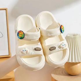 【19.9抢❗新款踩屎感凉拖鞋】一鞋两穿软fufu，柔软Q弹舒适脚感，立体纹理安稳行走，夏季可爱家居防滑厚底外穿沙滩两穿拖鞋女QQ