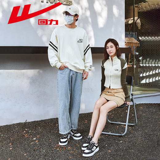 回力男鞋小白鞋学生2025冬季新款休闲潮鞋百搭男士板鞋运动鞋子男 商品图4