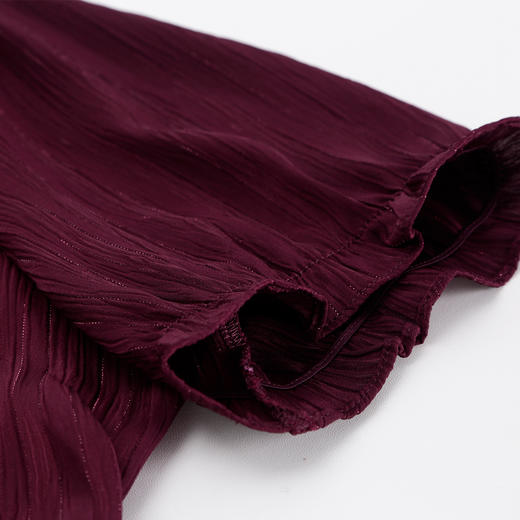 QF857斯尔丽2025夏季新款简约时尚通勤日常压褶显瘦宽松好穿连衣裙 商品图6