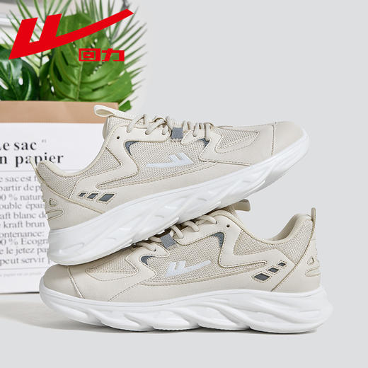 回力男士老爹鞋2025年春季黑色潮鞋轻便百搭时尚跑步鞋休闲运动鞋 商品图2