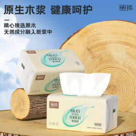 丽邦抽纸4层400张*20包纸抽大包纸巾一整箱家庭装餐巾纸卫生纸 /家庭清洁/纸品 /清洁纸品 /抽纸