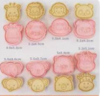 3D卡通小动物头像饼干模具8件*1套 商品缩略图0
