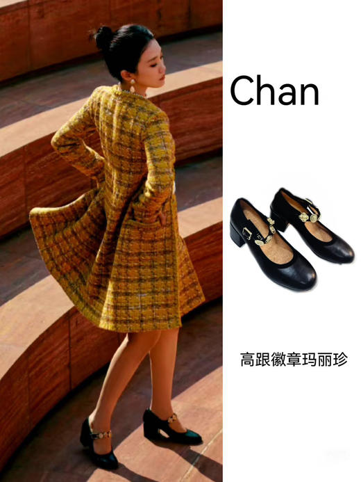 现货 THS-限时 香家 金币高跟玛丽珍freenbecky 好穿粗跟凉鞋 2色 BZ1240 商品图4