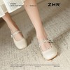 ZHR网红包头凉鞋女2025新款高级浅口小皮鞋洋气小香风粗跟凉鞋女 商品缩略图5