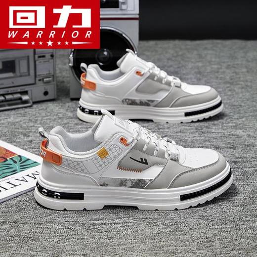 回力男鞋工装户外鞋防滑耐磨登山鞋男款小白鞋秋季休闲运动鞋板鞋 商品图3