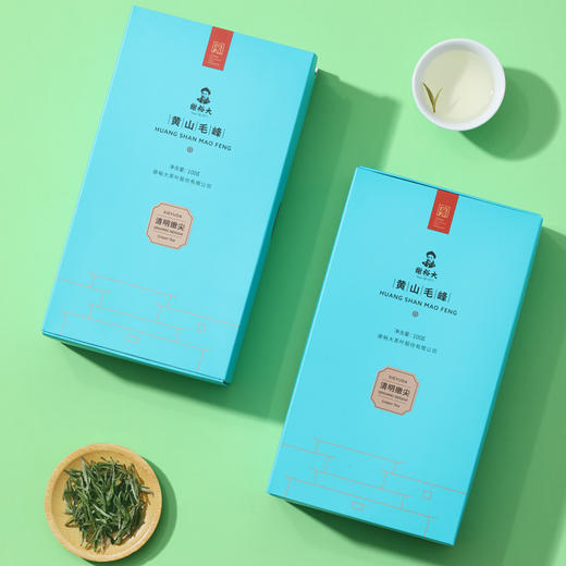 谢裕大 黄山毛峰清明嫩尖100g卡盒装茶叶 鲜爽回甘 明前好茶 48小时发货 商品图1